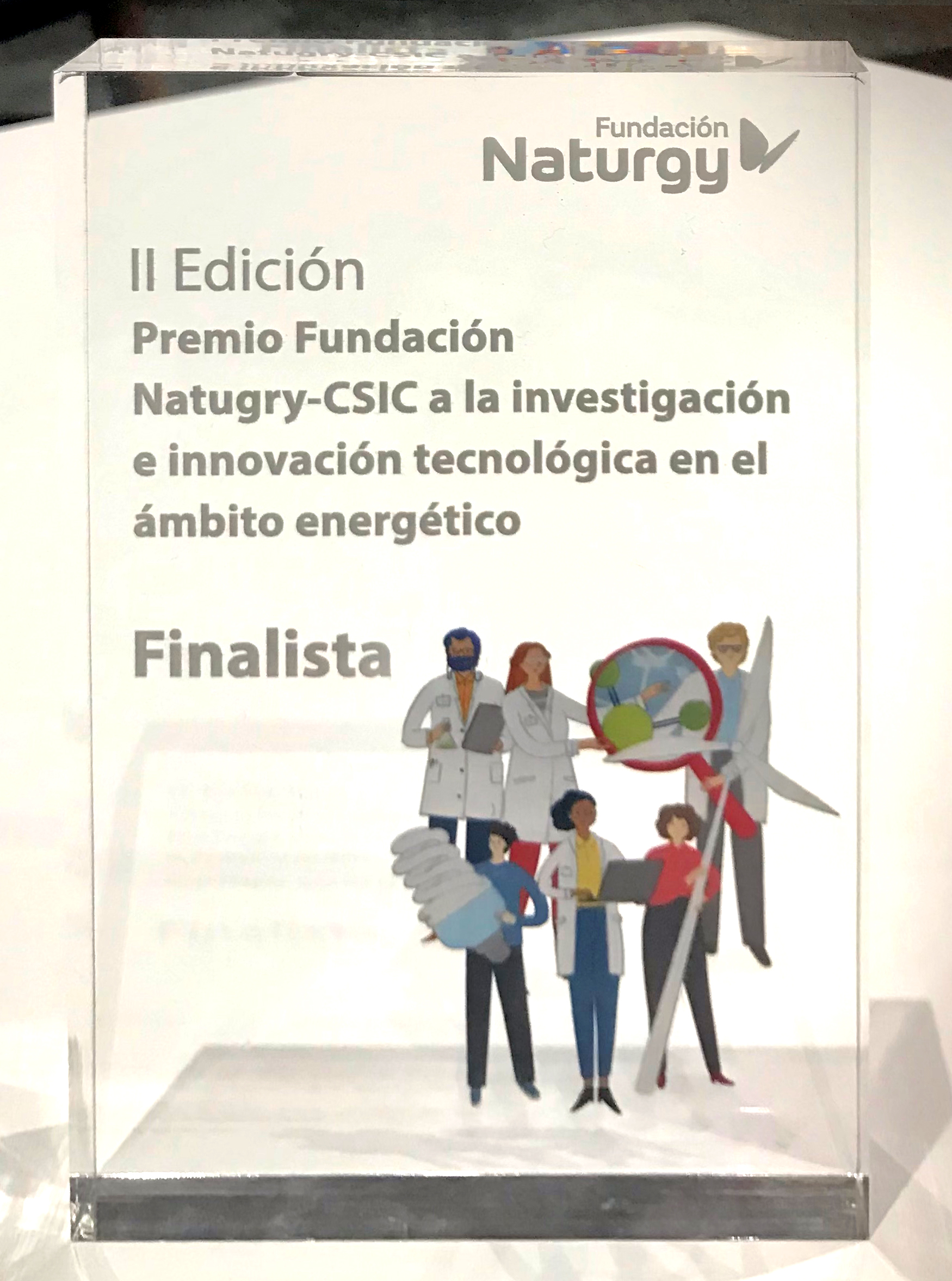 II Edición Premio Fundación Naturgy-CSIC a la Investigación e Innovación Tecnológica en el Ámbito Energético
